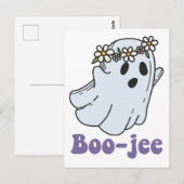 Halloween Spokengeest Boe Jee Boe  Briefkaart (Voorkant / Achterkant)