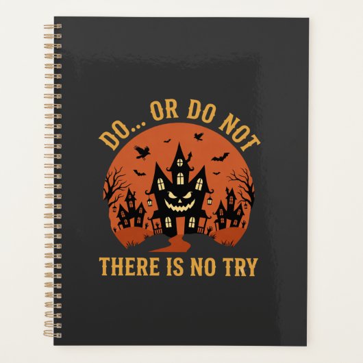 Halloween Spokenhuis Doe Wel Of Niet Planner (Voorkant)