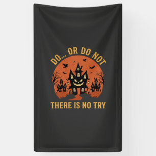 Halloween Spokenhuis Doe Wel Of Niet Spandoek