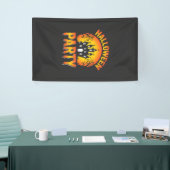 Halloween Spokenhuis Feest Vector Spandoek (Beurs)