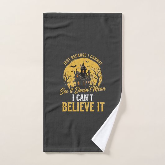 Halloween Spokenhuis Geloof Het Ontwerp_1 Handdoek (Handdoek)