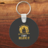 Halloween Spokenhuis Geloof Het Ontwerp_1 Sleutelhanger (Voorkant)