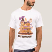 Halloween Spokenhuis Gemberkoek T-shirt (Voorkant)