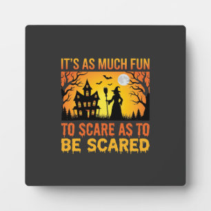 Halloween Spokenhuis Heks Bang Maak Quote Fotoplaat