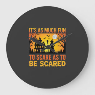 Halloween Spokenhuis Heks Bang Maak Quote Grote Klok