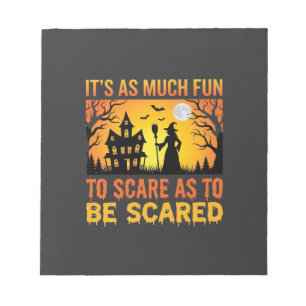 Halloween Spokenhuis Heks Bang Maak Quote Notitieblok