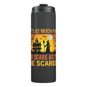 Halloween Spokenhuis Heks Bang Maak Quote Thermosbeker