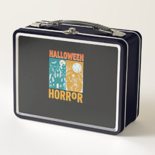 Halloween Spokenhuis Maan Skelet Ontwerp_1