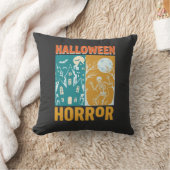 Halloween Spokenhuis Maan Skelet Ontwerp_1 Kussen (Deken)