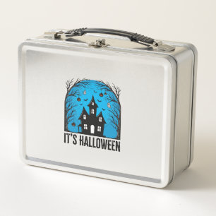 Halloween Spokenhuis Maan Vintage Gravure Des