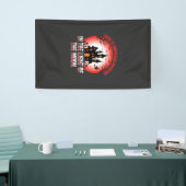 Halloween Spokenhuis Maneschijn Heks Spandoek (Beurs)
