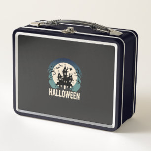 Halloween Spokenhuis Maneschijn Vector