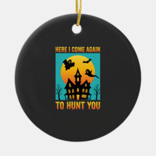 Halloween Spokenhuis met mijn Heksen Keramisch Ornament