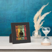 Halloween Spokenhuis Retro Monsters Fotoplaat (Insitu)