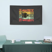 Halloween Spokenhuis Retro Monsters Spandoek (Beurs)