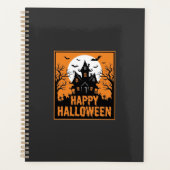 Halloween Spokenhuis Silhouet Vectorontwerp_1 Planner (Voorkant)