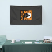 Halloween Spokenhuis Silhouet Vectorontwerp_1 Spandoek (Beurs)