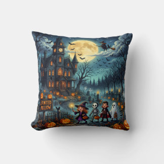 Halloween Spokenhuis Trick or TreatWerp Kussen
