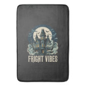 Halloween Spokenhuis Verschrikking Vibes Design Badmat (Voorkant Verticaal)
