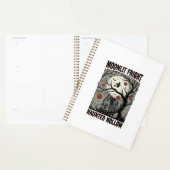 Halloween Spokenhuis Vintage Gravure Maan Shi Planner (Display)