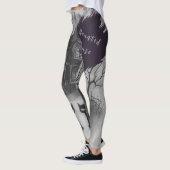 Halloween, Spokenhuis , Zwarte Kat  Leggings (Links)