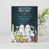 Halloween Spokenkoppen Cocktails Kaart (Staand voorkant)