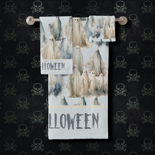 Halloween Spokenpatroon Bad Handdoek