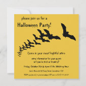  Halloween, spoky Owl in boom met maan Kaart (Achterkant)