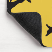  Halloween, spoky Owl in boom met maan Muismat (Hoek)