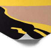  Halloween, spoky Owl in boom met maan Poster (Hoek)