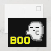 HALLOWEEN SPOOK - BOO BRIEFKAART (Voorkant / Achterkant)
