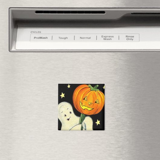 Halloween spook en pompoenmagneet magneet (Insitu (Vaatwasser))