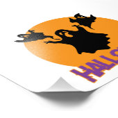 Halloween spook foto afdruk (Hoek)
