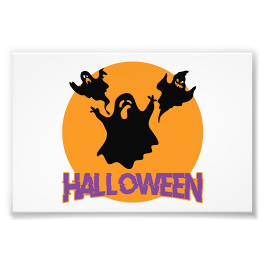 Halloween spook foto afdruk (Voorkant)