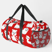 Halloween spook fret hond rood plunjezak (Rechterhoek)