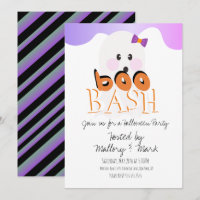 Halloween Spook Geest Feest Boo Bash Uitnodiging