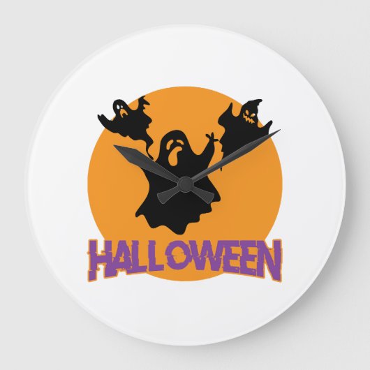 Halloween spook grote klok (Voorkant)