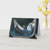 Halloween spook in een hangmat kaart (Gele Bloem)