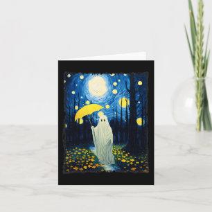 Halloween spook in het bos Van Gogh Sta Kaart