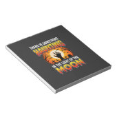 Halloween Spook Maan Kerkhof Horror Notitieblok (Schuin)