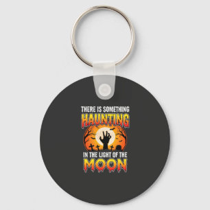Halloween Spook Maan Kerkhof Horror Sleutelhanger