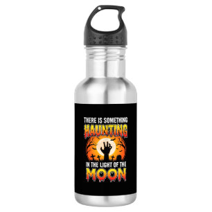 Halloween Spook Maan Kerkhof Horror Waterfles