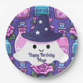 Halloween spook magische drankjes schattige verjaa papieren bordje (Voorkant)