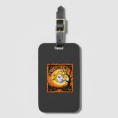 Halloween Spook Pompoen Geheime Boom Bagagelabel (Voorkant (verticaal))