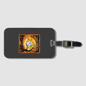 Halloween Spook Pompoen Geheime Boom Bagagelabel (Voorkant (horizontaal))