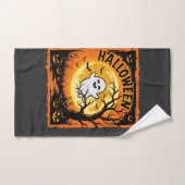 Halloween Spook Pompoen Geheime Boom Handdoek (Handdoek)