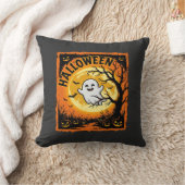 Halloween Spook Pompoen Geheime Boom Kussen (Deken)