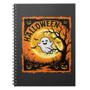 Halloween Spook Pompoen Geheime Boom Notitieboek