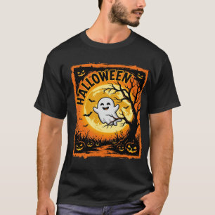 Halloween Spook Pompoen Geheime Boom T-shirt