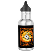 Halloween Spook Pompoen Geheime Boom Waterfles (Links)